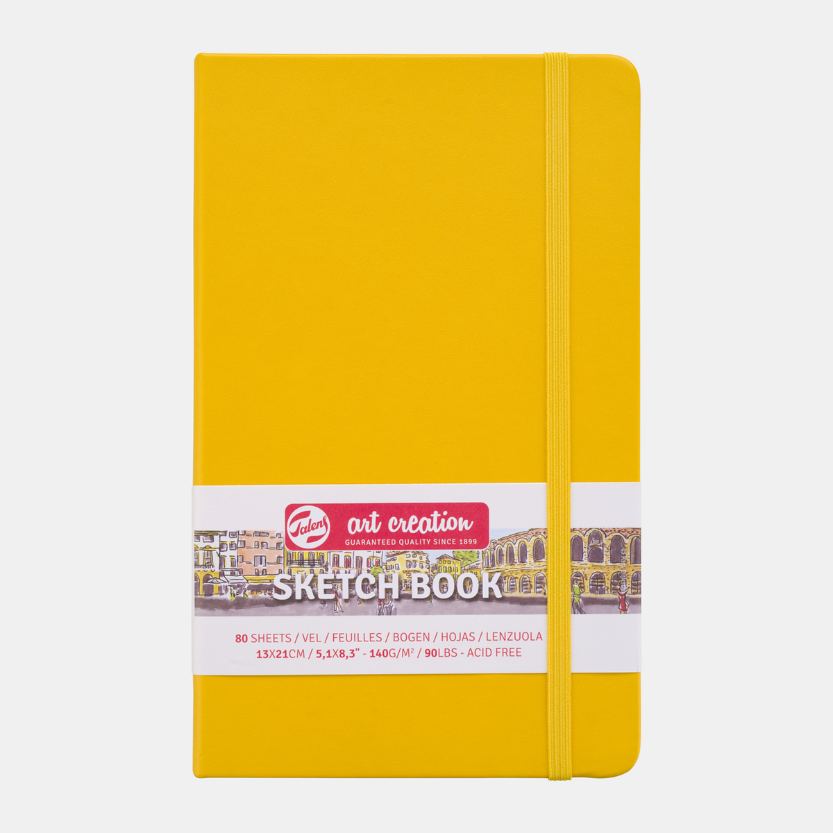 ROYAL TALENS Sketchbook Talens Art Creation Golden Yellow 13 x 21 cm 140 g 80 sheets Hardcover