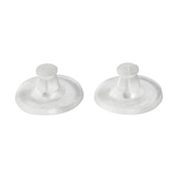 Rubber Earring Backs for Stud Earrings, 10 mm, Set of 10 Pairs