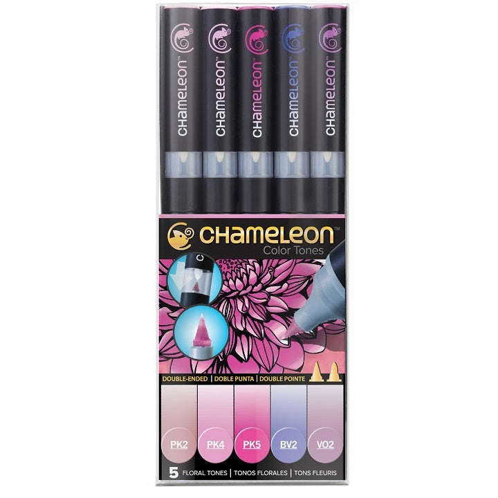 Chameleon Marker Set of 5 - Floral Tones — image 2