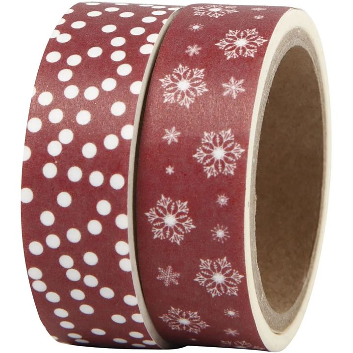 Комплект washi ленти Ice crystals and dots — изображение 1
