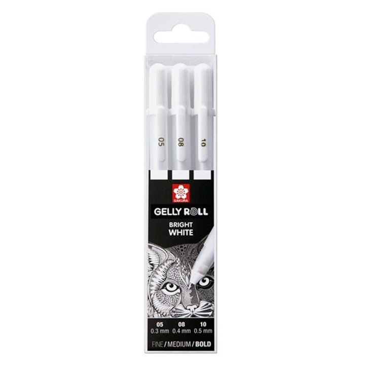 Sakura Gelly Roll Bright White Gel Pens - Set of 3 | various options — image 4