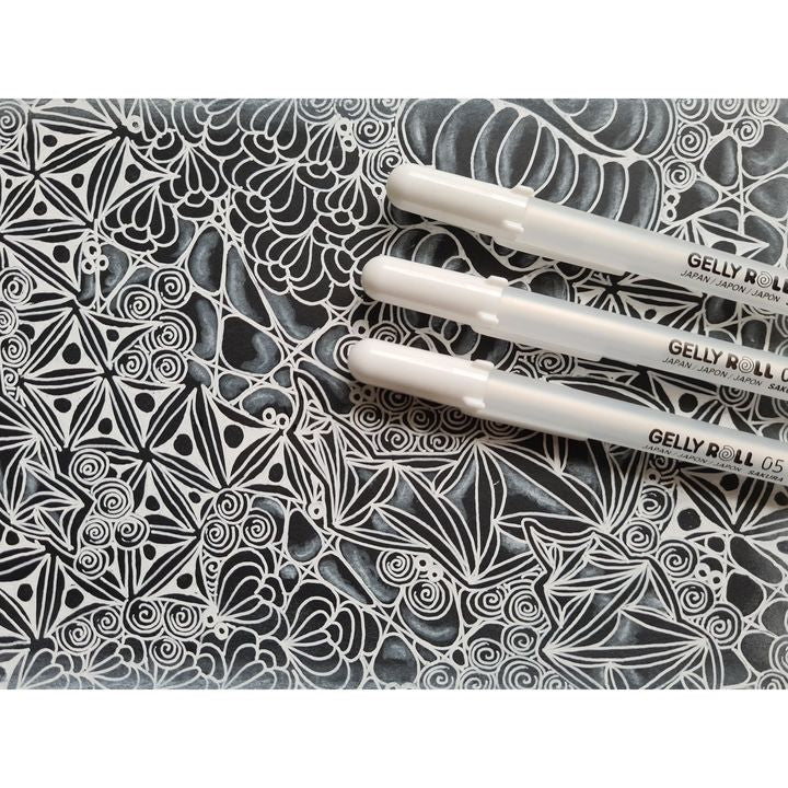 Sakura Gelly Roll White Gel Pens | various thicknesses — image 5