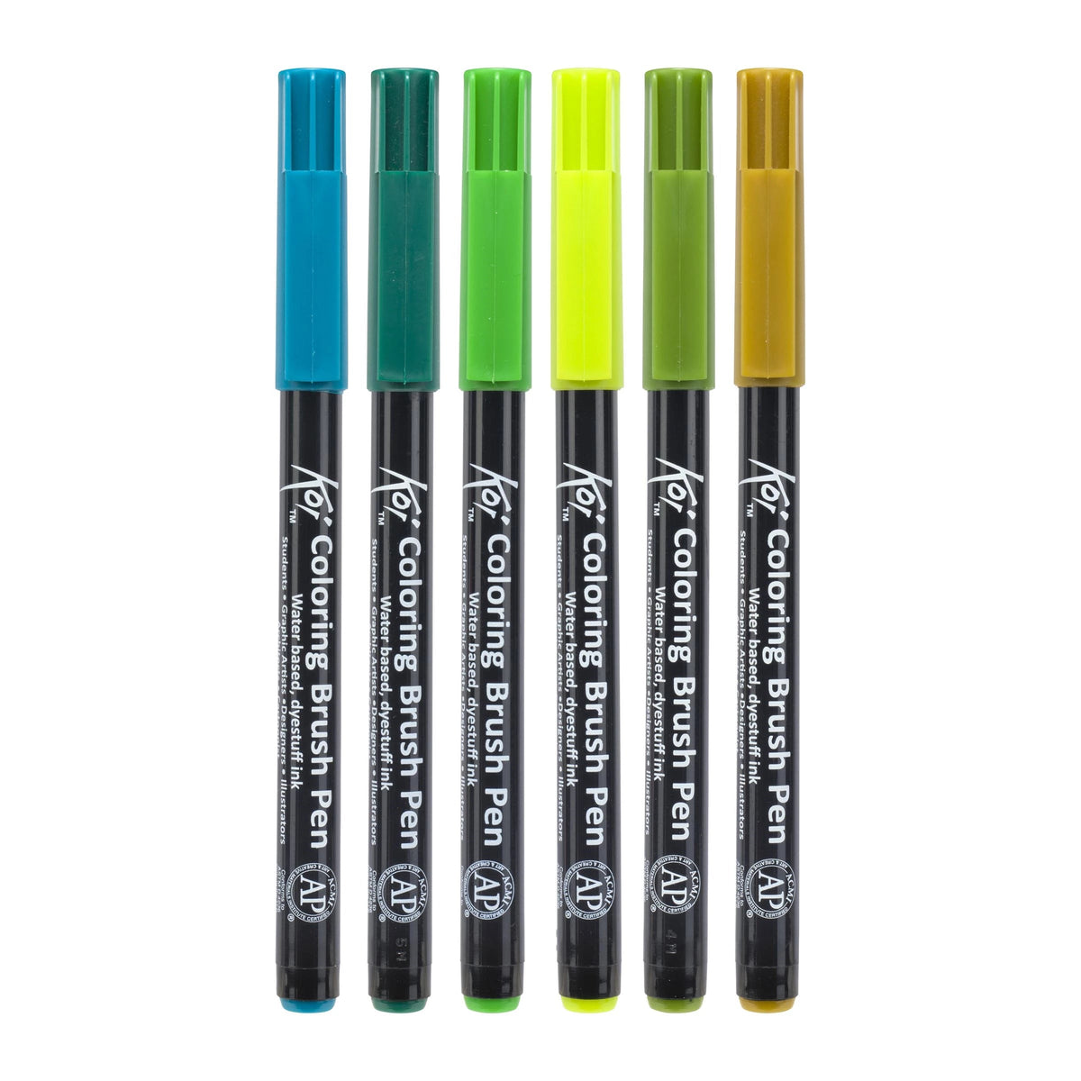 SAKURA Koi Botanical Watercolor Brush Pens / set of 6