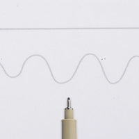 Sakura Pigma Micron 08 Fineliner, 0.50 mm, Light Gray