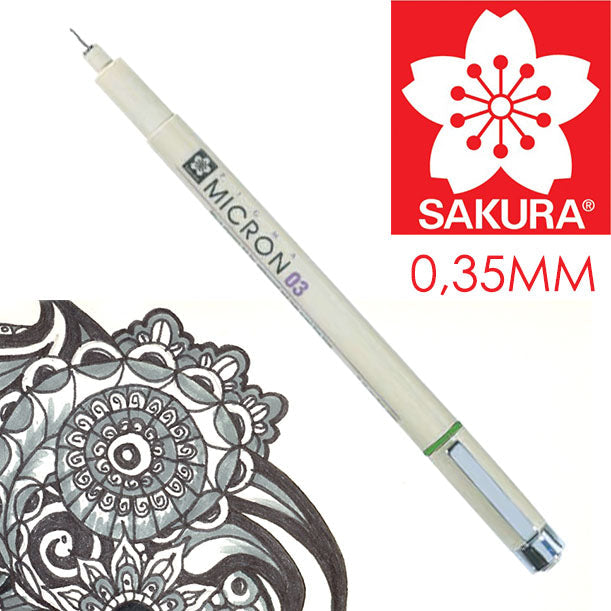 SAKURA Pigma Micron BLACK Technical Pen | various tip sizes - image 5