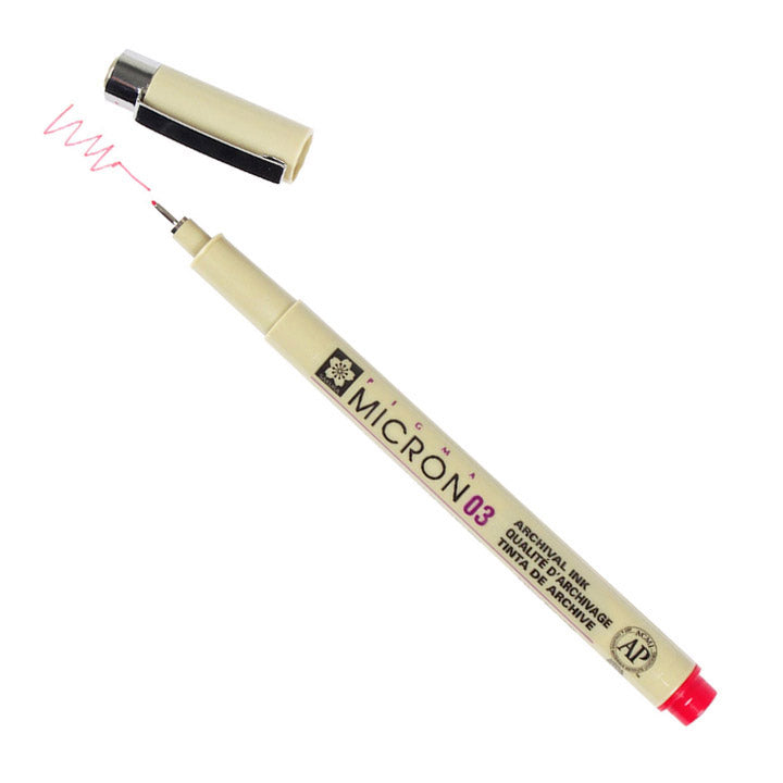 SAKURA Pigma Micron RED Technical Pen | various line widths