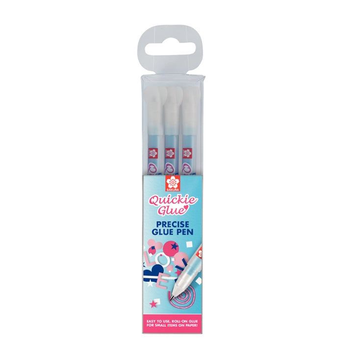Sakura Quickie Glue Adhesive Pen, Set of 3