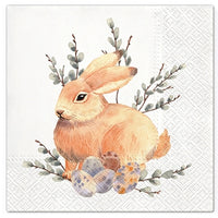Салфетки за декупаж Watercolor Bunny  - 1 брой — изображение 1