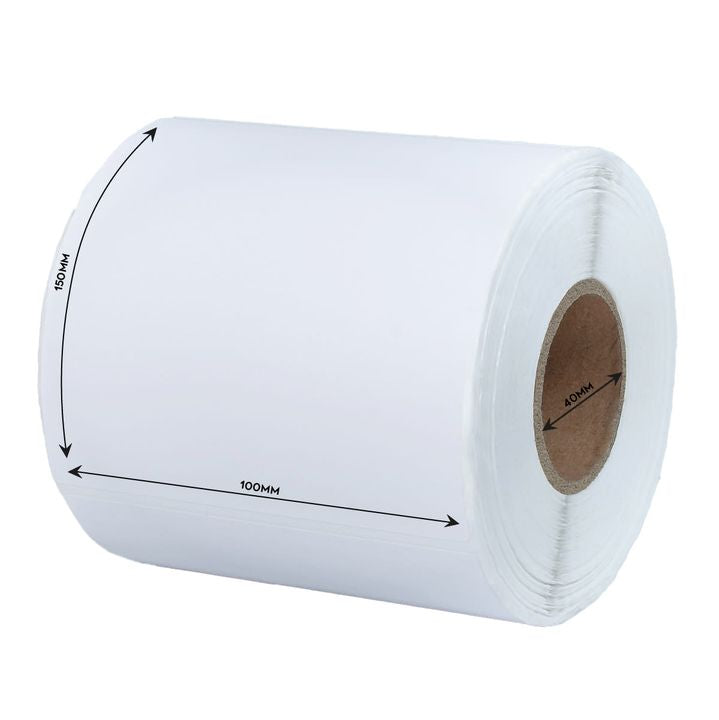 Самозалепващи термоетикети бели 100x150 mm - 500 бр. — изображение 2