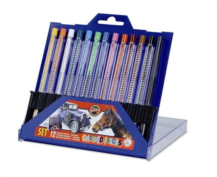 SCALA Retractable Colored Pencils, Set of 12