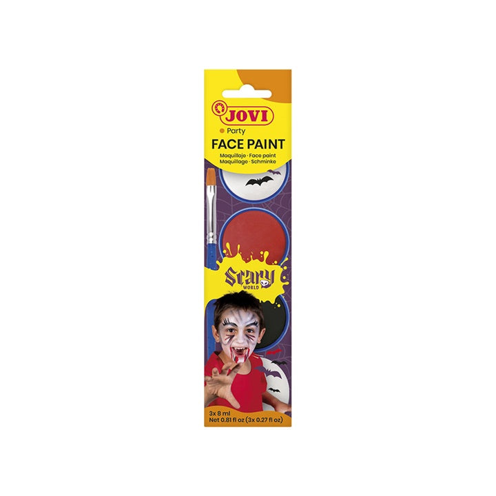 Scary Face Paint Set with Accessories, 3 x 8 ml - image 4