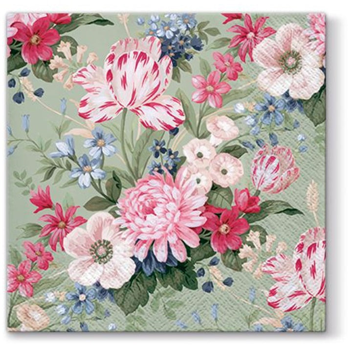 Scented Decoupage Napkins Calm Flowers - 1 pc