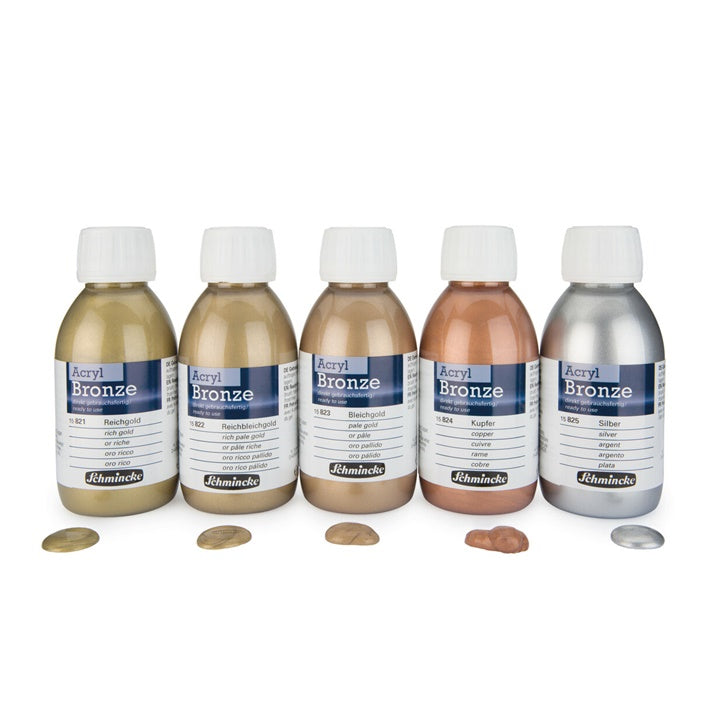 Schmincke Acryl-Bronze Metallic Bronze 150 ml | various colors — image 2