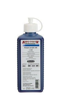 Schmincke AERO COLOR Professional Acrylic Ink 250 ml – 403 Sapphire Blue