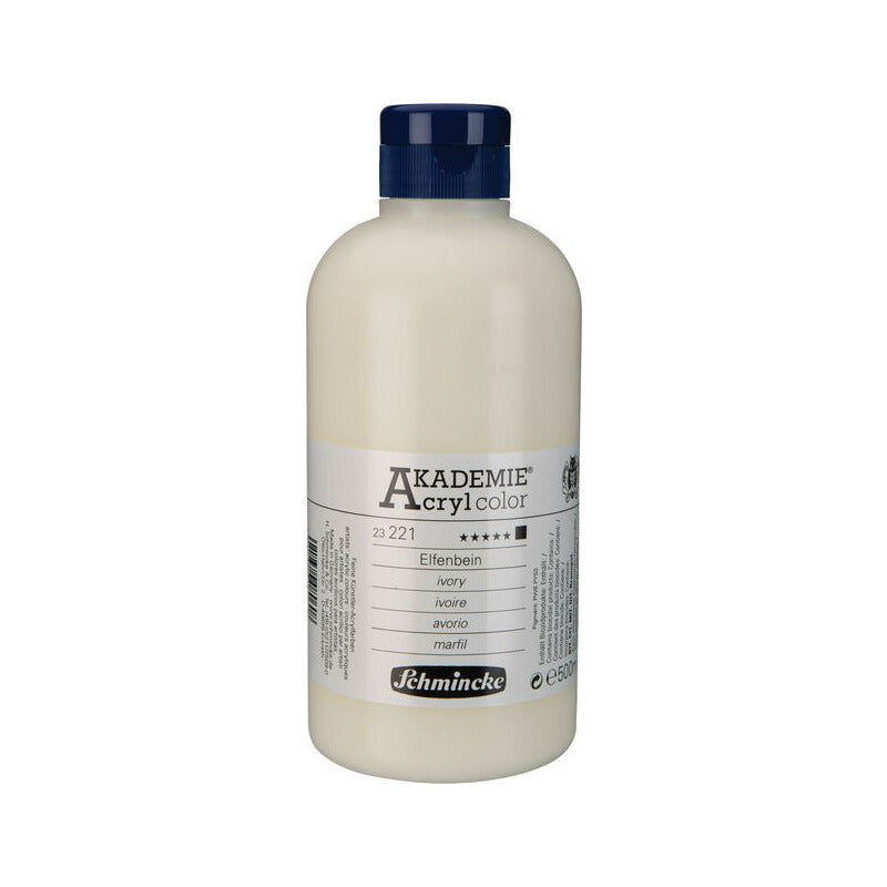 Schmincke AKADEMIE Acryl color Acrylic Paint 500 ml – 221 Ivory