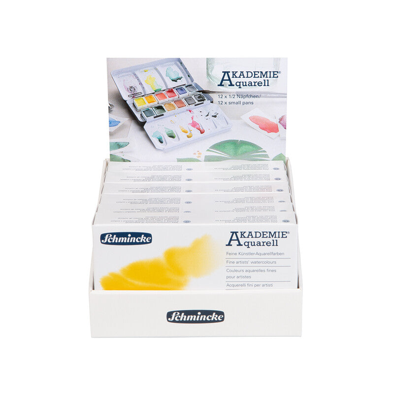 Schmincke AKADEMIE Aquarell Empty Metal Box for 12 Half Pans