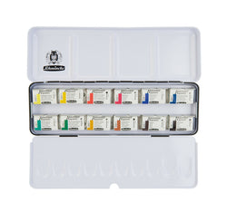 Schmincke AKADEMIE Aquarell Metal Watercolor Box for 12 Whole Pans