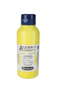 Schmincke AKADEMIE Gouache Paint, 250 ml – 200 Lemon Yellow