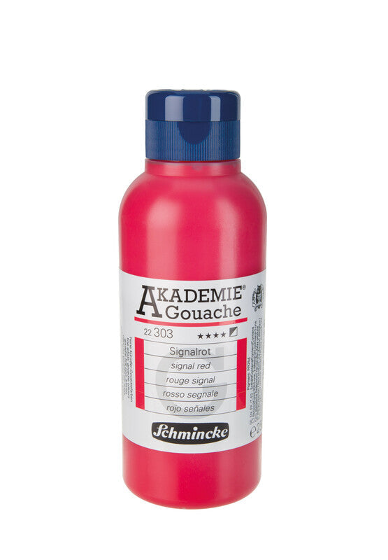 Schmincke AKADEMIE Gouache Paint, 250 ml – 303 Signal Red
