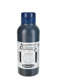 Schmincke AKADEMIE Gouache Paint, 250 ml – 750 Deep Black