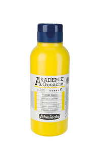 Schmincke AKADEMIE Gouache Paint, 250 ml – 205 Primary Yellow