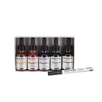 Schmincke AQUA DROP Watercolors, Set of 5 x 30 ml + Brush Pen