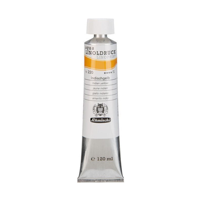 Schmincke aqua-LINOPRINT Linoprint Color 120 ml – 220 Indian Yellow