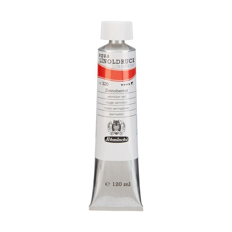 Schmincke aqua-LINOPRINT Linoprint Color 120 ml – 320 Vermilion Red