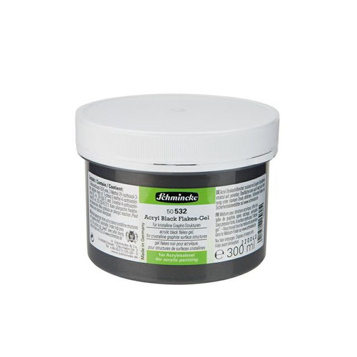 Schmincke Black Texture Paste for Acrylic, 300 ml
