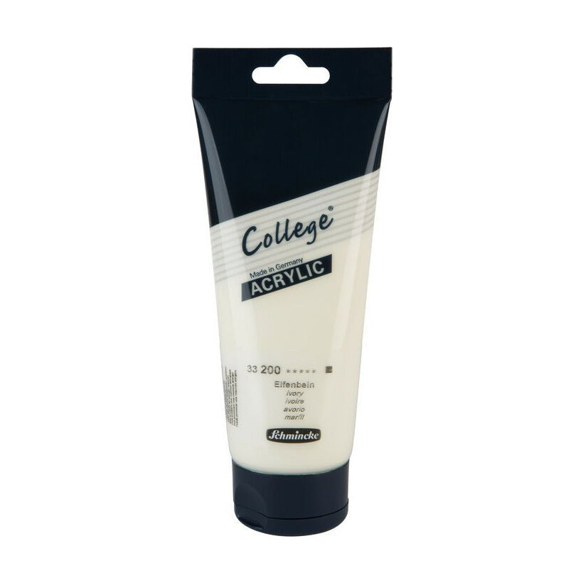 Schmincke College Acrylic Paint 200 ml – 200 Ivory