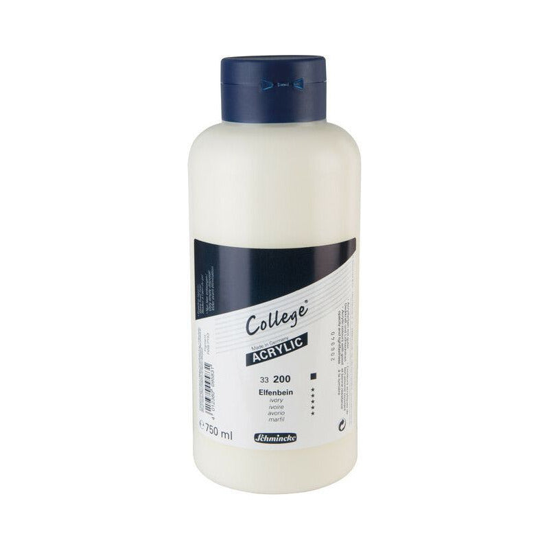 Schmincke College Acrylic Paint 750 ml – 200 Ivory