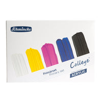Schmincke College Acrylic Paint Set – 5 x 75 ml, Primary Colors