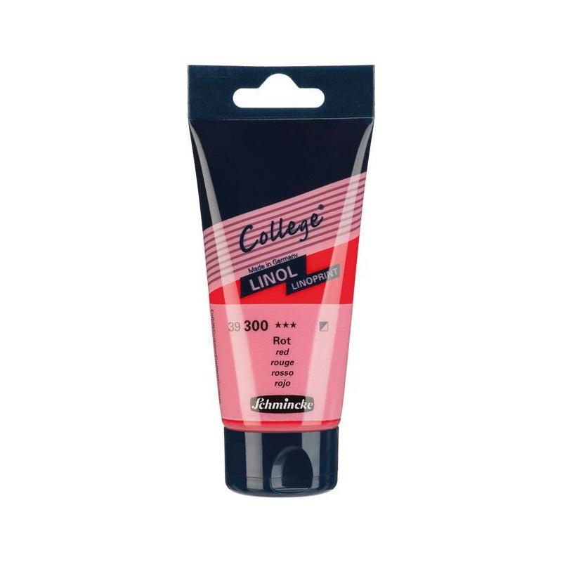 Schmincke College Linol Block Printing Color 75 ml – 300 Red