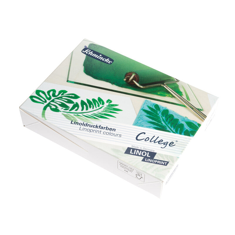 Schmincke College Linol block printing ink set - 5 x 75 ml