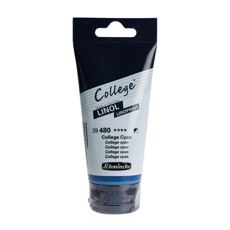 Schmincke College Linol Linocut Paint, 75 ml – 480 College Azure