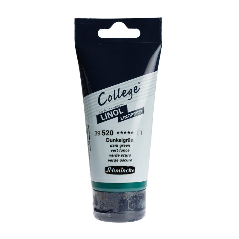 Schmincke College Linol Linocut Paint, 75 ml – 520 Dark Green