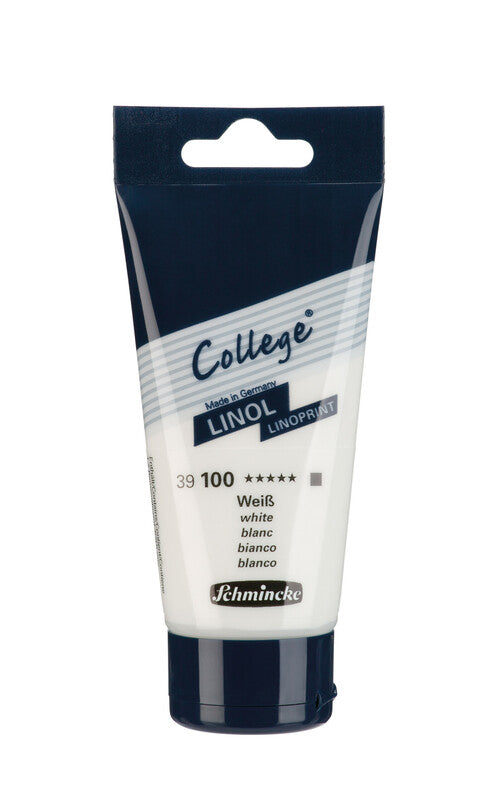 Schmincke College Linol Linocut Paint, 75 ml – 100 White