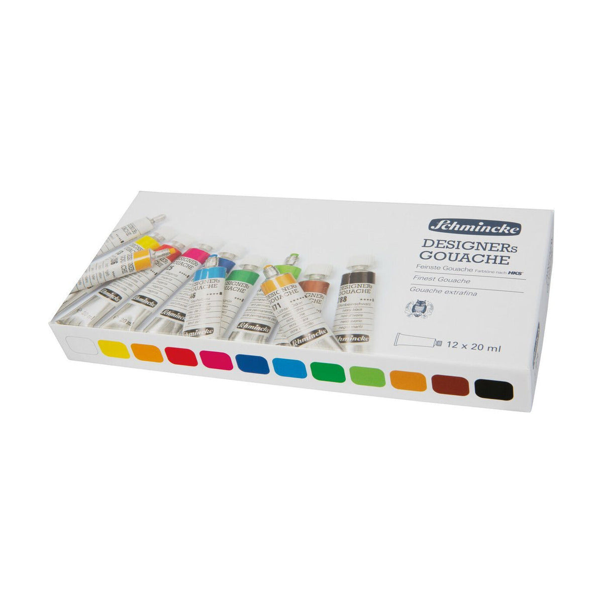 Schmincke DESIGNERs Gouache Set 12 x 20 ml