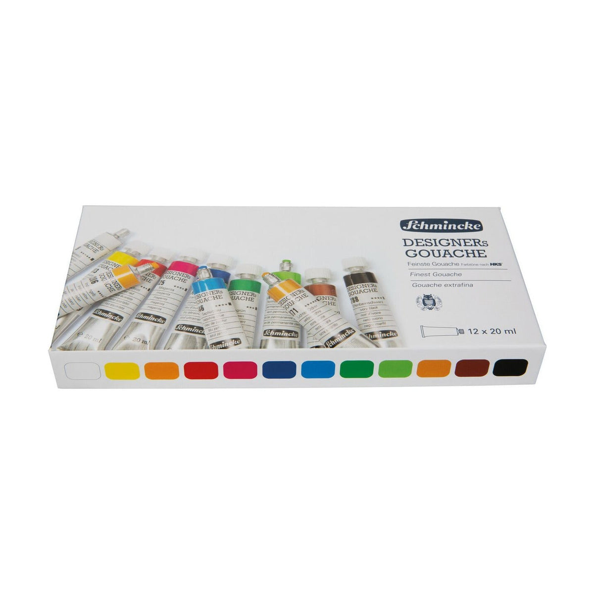 Schmincke DESIGNERs Gouache Set 12 x 20 ml