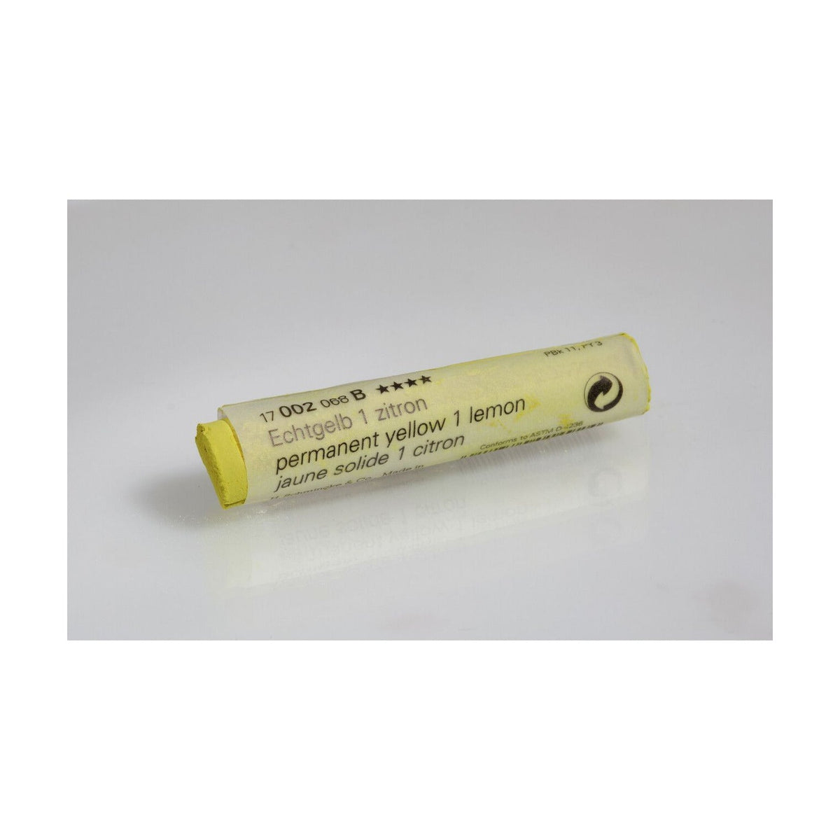 Schmincke FINEST EXTRA-SOFT Series 1 Soft Pastel – 002 B permanent yellow 1 lemon