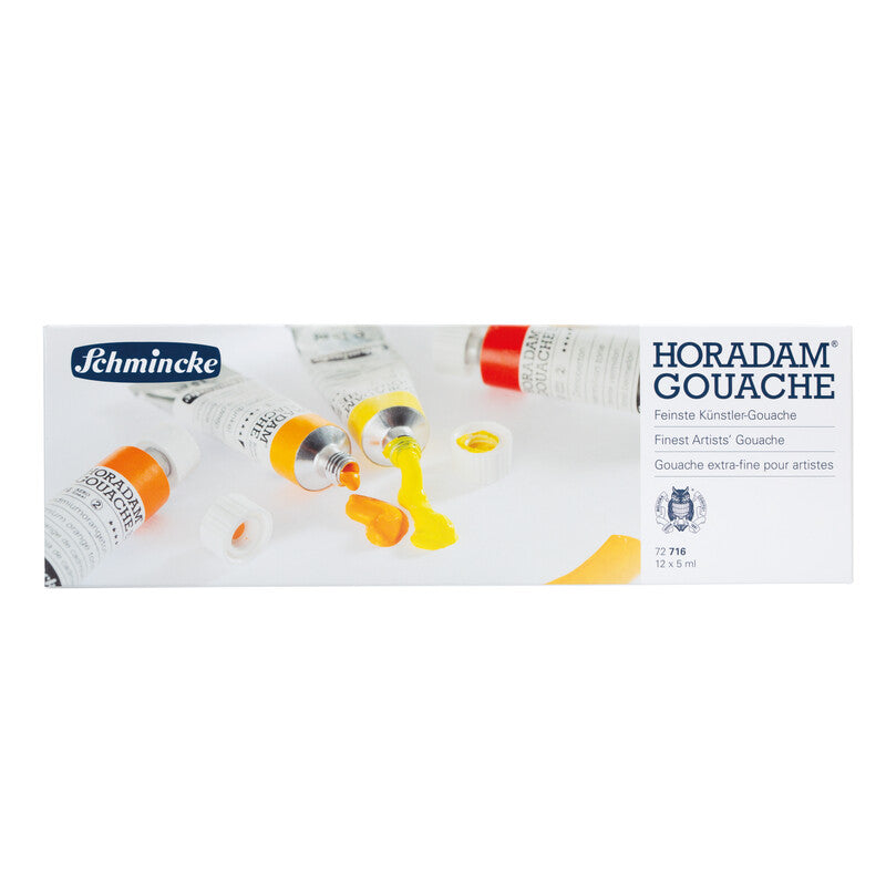 Schmincke HORADAM Gouache set 12 x 5 ml in metal box