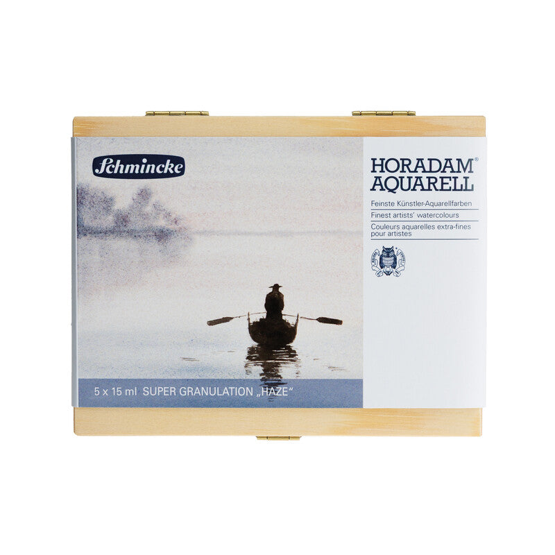 Schmincke HORADAM Super Granulation Watercolor Set Haze, 5 x 15 ml