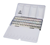Schmincke HORADAM Watercolor Metal Set, 36 x 1/2 Pan