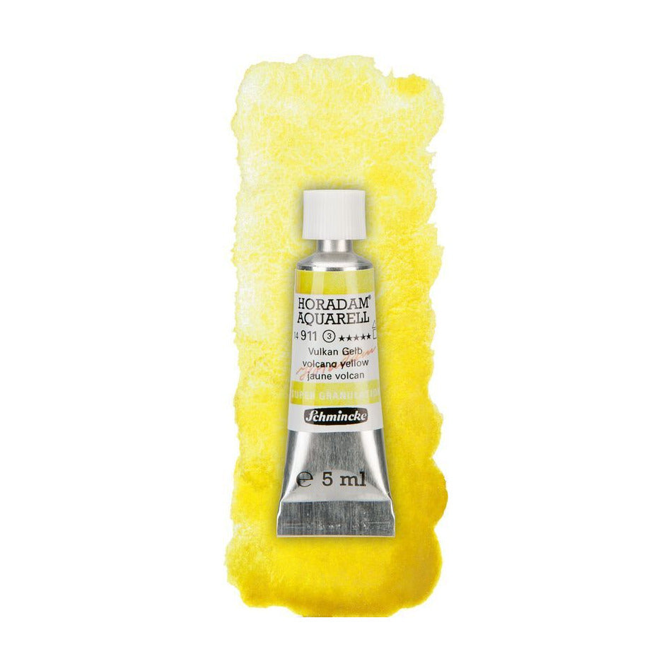 Schmincke Horadam Watercolor Paint in 5 ml Tube – Volcano Yellow