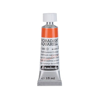Schmincke Horadam Watercolor Paint in a 15 ml Tube - Onetz – 348 Cadmium Red Orange