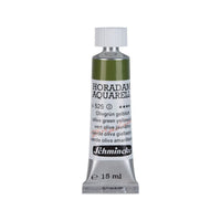 Schmincke Horadam Watercolor Paint in a 15 ml Tube - Onetz – 525 Olive Green Yellowish
