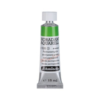 Schmincke Horadam Watercolor Paint in a 15 ml Tube - Onetz – 526 Permanent Green