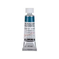 Schmincke Horadam Watercolor Paint in a 15 ml Tube - Onetz – 528 Prussian Green
