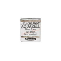 Schmincke Horadam Watercolor Paint in Half Pan – Urban Yellow – 969 Hazy Brown