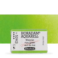 Schmincke Horadam Watercolor Paints, Full Pan – 514 Helio Green